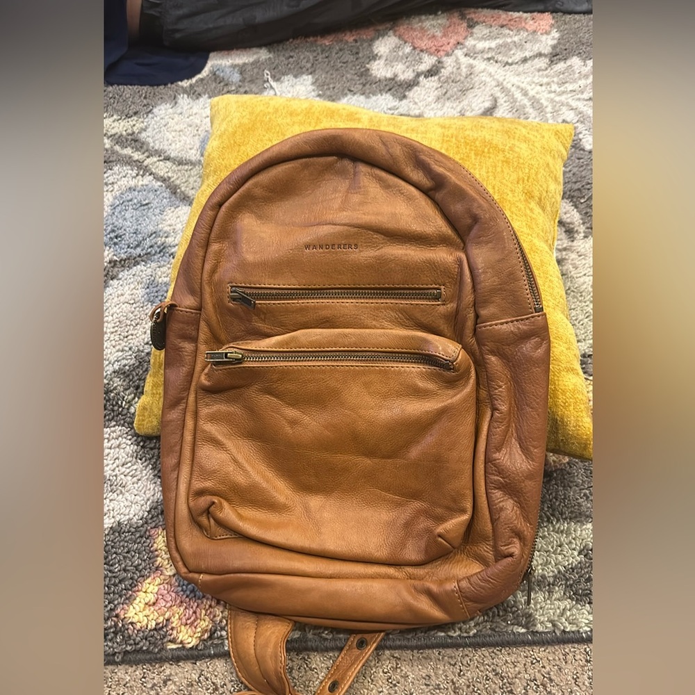 Genuine Leather Backpack